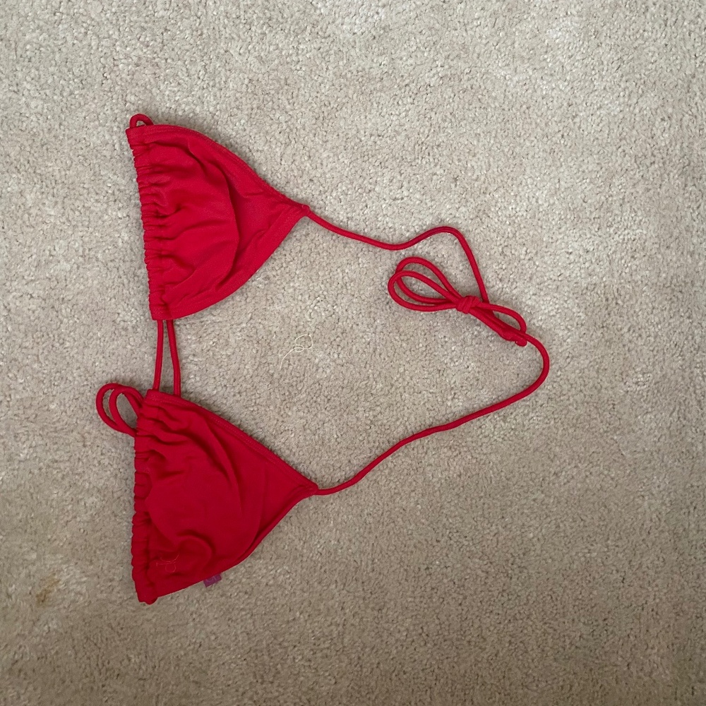 VIBRANT  RED BIKINI SET